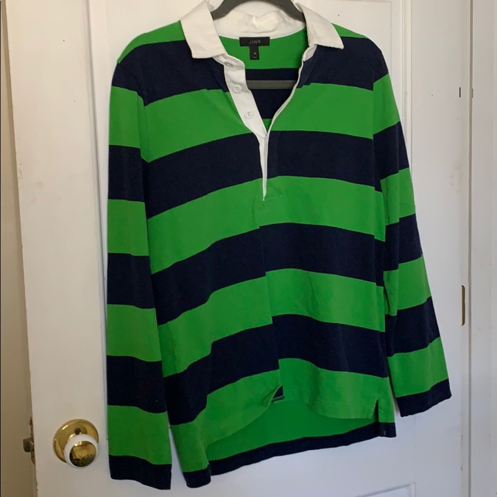 J Crew Striped rugby shirt